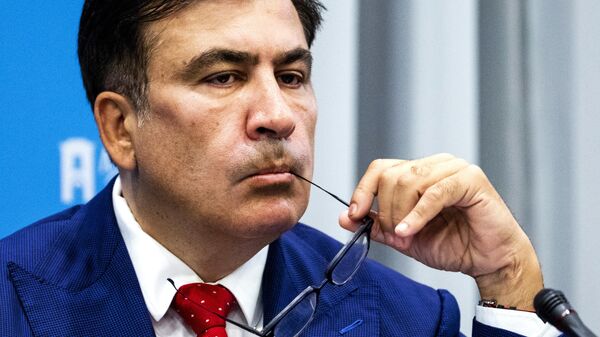 Бывший президент Грузии и лидер украинской оппозиции Михаил Саакашвили 