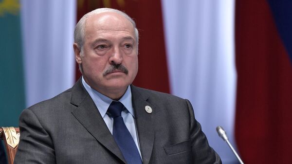 Президент Белоруссии Александр Лукашенко во время заседания Высшего Евразийского экономического совета, приуроченном к пятилетию подписания Договора о Евразийском экономическом союзе, во Дворце независимости в Нур-Султане. 29 мая 2019
