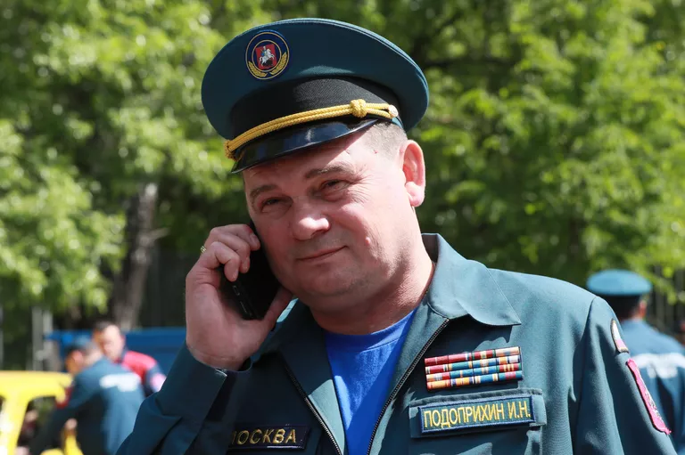 Учения в пожарно-спасательном центре