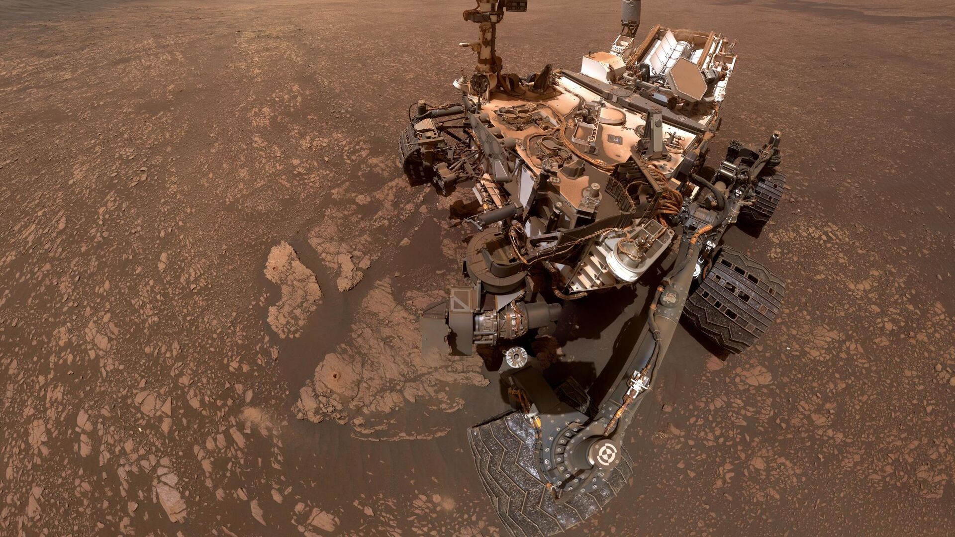  Марсоход Curiosity сделал сэлфи на фоне залежей глины - РИА Новости, 1920, 14.11.2020