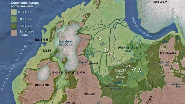Доггерленд - территория, занимавшая южную часть Северного моря и соединявшая Британию с материковой Европой