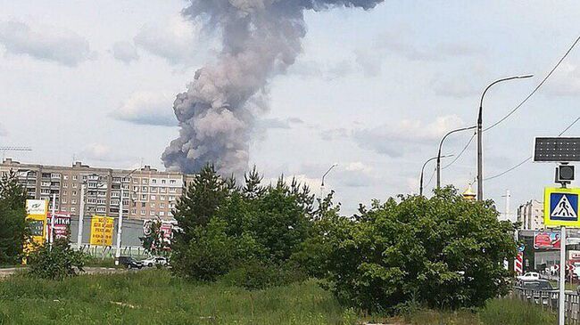 Взрыв на оборонном заводе Кристал в Дзежинске. 1 июня 2019