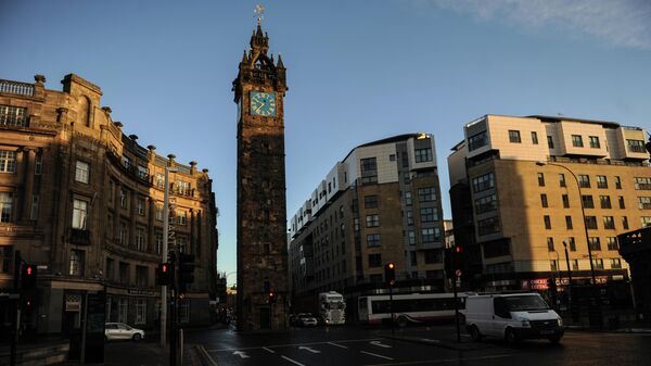Часовая башня Толбут в Глазго