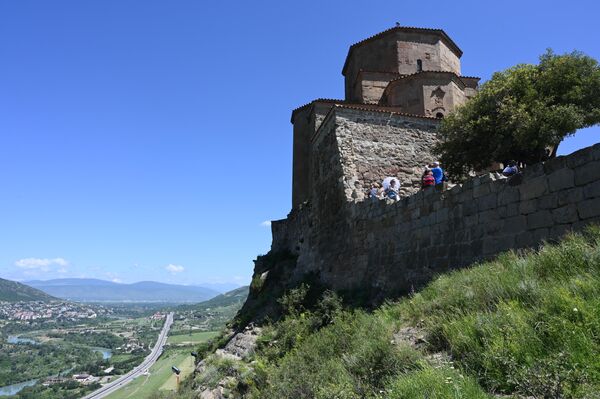 Монастырь Джвари в городе Мцхета в Грузии