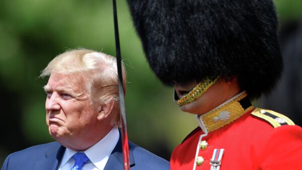 Президент США Дональд Трамп в Букингемском дворце в Лондоне. 3 июня 2019 