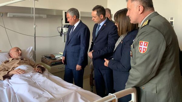 Володин навестил в госпитале Сербии сотрудника миссии ООН в Косово Краснощекова