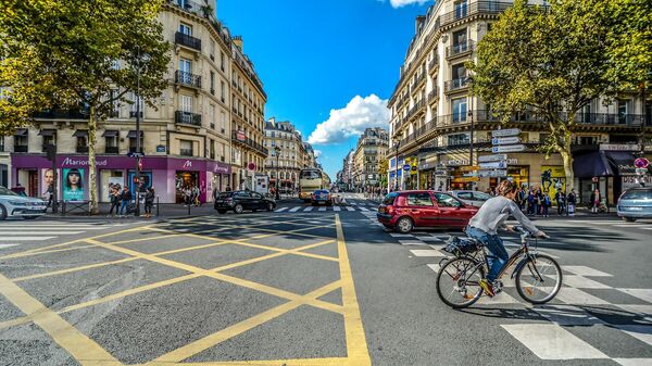 Велосипедная прогулка в Париже