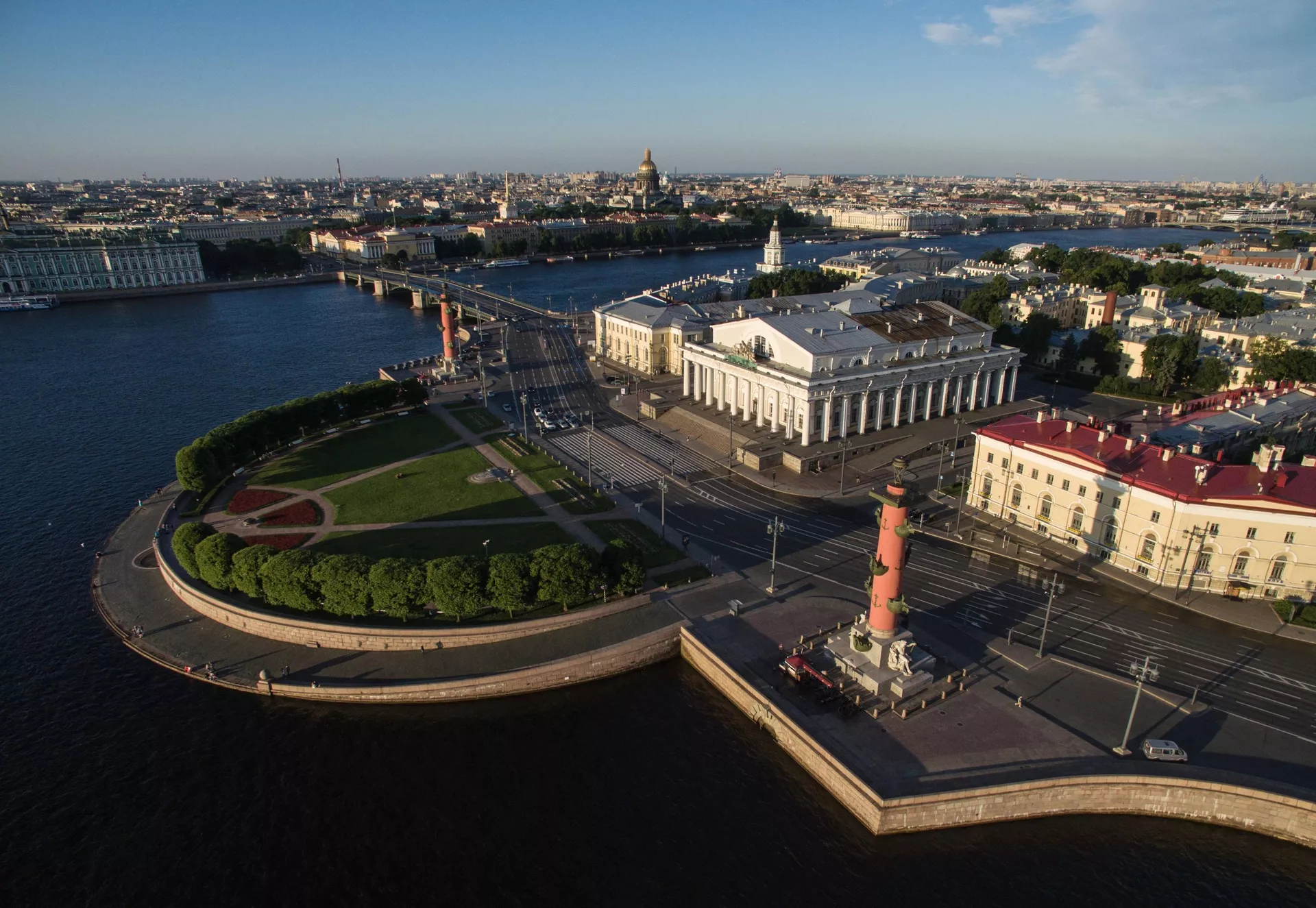 Стрелка Васильевского острова в Санкт-Петербурге - РИА Новости, 1920, 26.08.2022