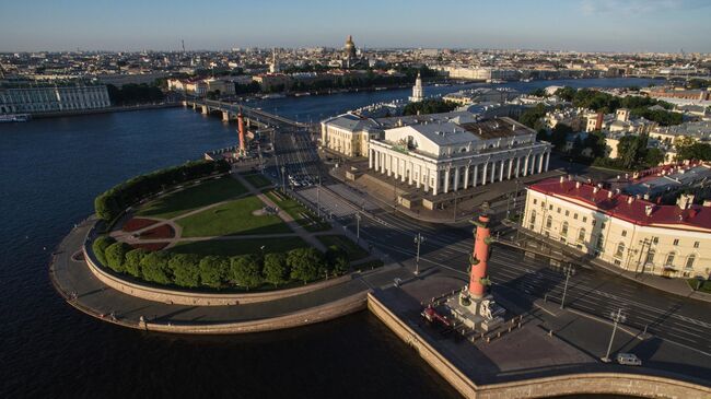 Стрелка Васильевского острова в Санкт-Петербурге