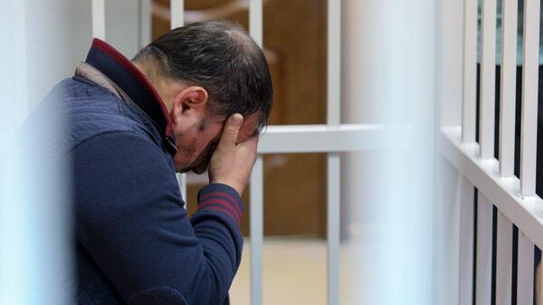 Избрание меры пресечения в Красногорском городском суде Московской области Сергею Ходжаяну подозреваемого в убийстве ветерана боевых действий Никиты Белянкина. 5 июня 2019