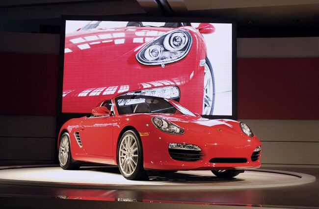 2009 Porsche Boxster на международном автосалоне в Лос-Анджелесе