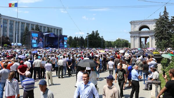 Акции протеста в Кишинёве. 9 июня 2019
