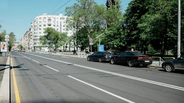 Комплекс дорожно-ремонтных работ на Большой Грузинской улице в Москве