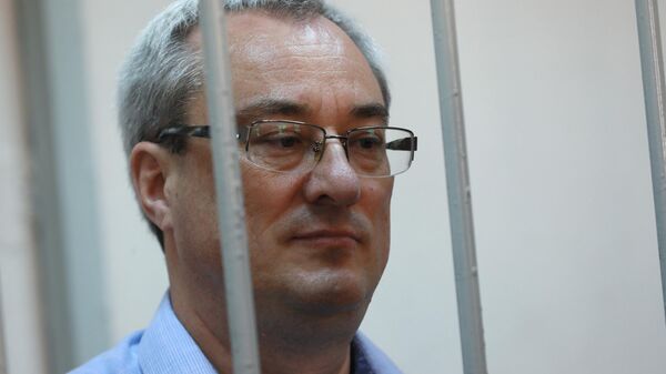 Экс-глава Республики Коми Вячеслав Гайзер во время оглашения приговора в Замоскворецком суде Москвы