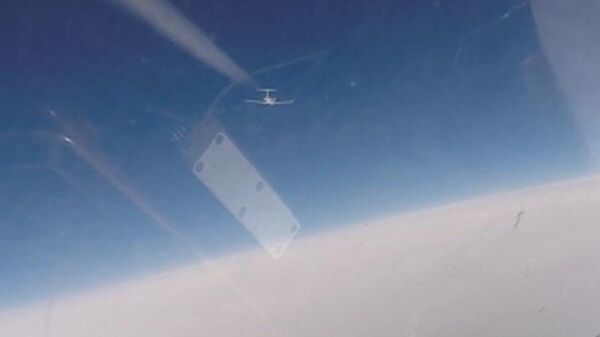 Перехват самолетов-разведчиков НАТО российским Су-27 над Балтикой