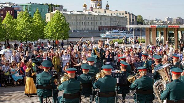 Выступление Военного оркестра Военного университета Минобороны России