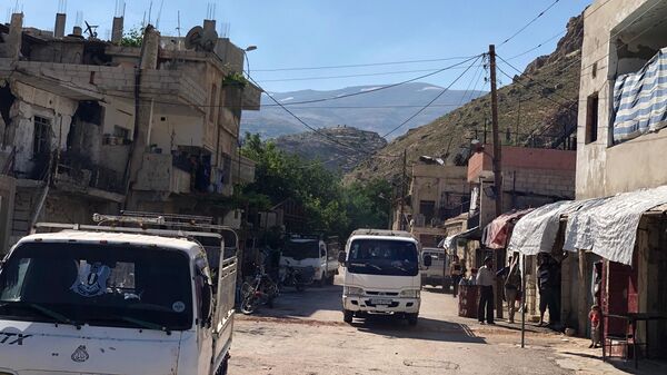 Улица поселения Бейт Джан на сирийских Голанских высотах