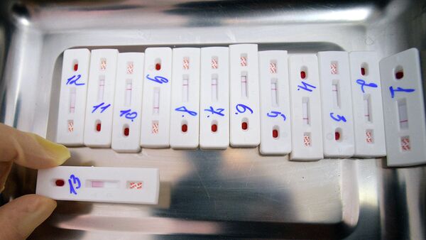 Тест-кассеты с образцами крови