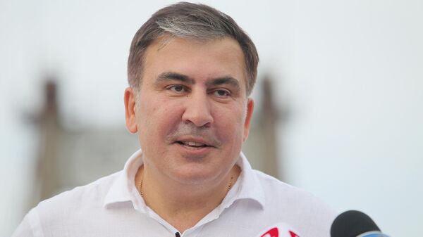 Лидер политической партии Движение новых сил Михаил Саакашвили