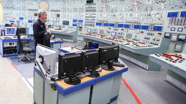 Пульт управления Кольской атомной электростанции