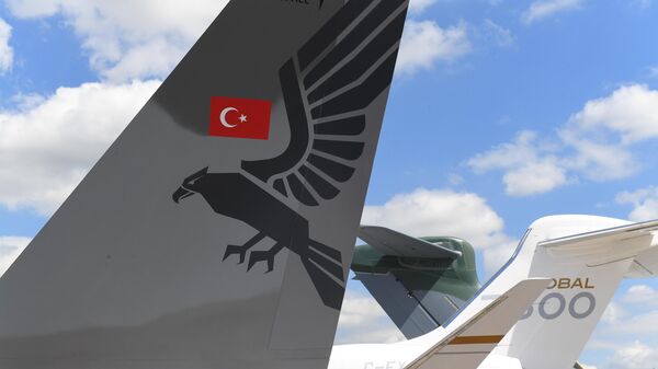 Полноразмерный макет новейшего турецкого истребителя пятого поколения