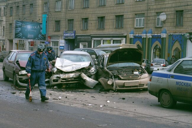 На месте ДТП. Архив