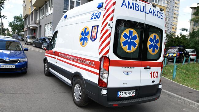 Автомобиль скорой помощи на Украине