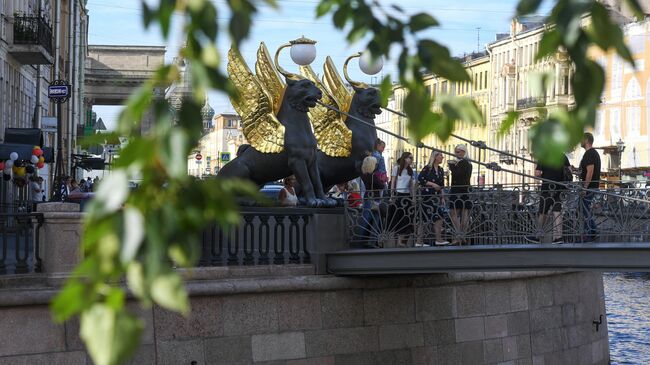 Банковский мост в Санкт-Петербурге