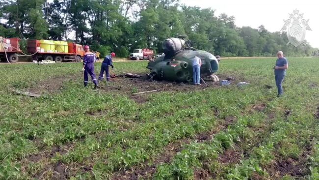 Вертолет Ми-2 разбился в Краснодарском крае. 21 июня 2019