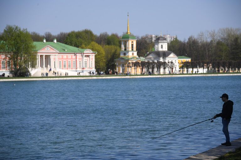 Отдых горожан в парках Москвы 