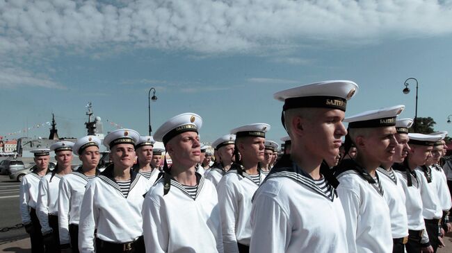 Генеральная репетиция парада к дню ВМФ в Санкт-Петербурге