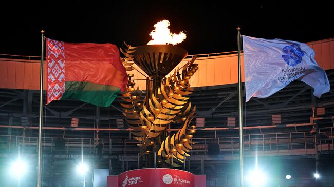 Церемония открытия II Европейских игр