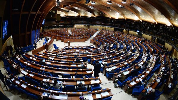 Пленарное заседание Парламентской ассамблеи Совета Европы