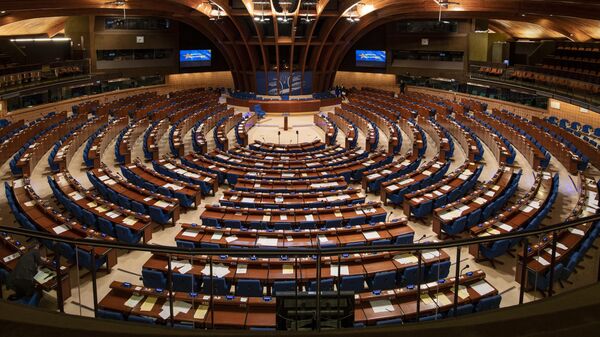 Зал заседаний Парламентской ассамблеи Совета Европы