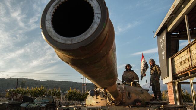 Военнослужащие Сирийской Арабской армии