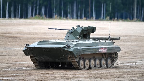 Боевая машина пехоты БМП-3 на Международном военно-техническом форуме Армия-2019
