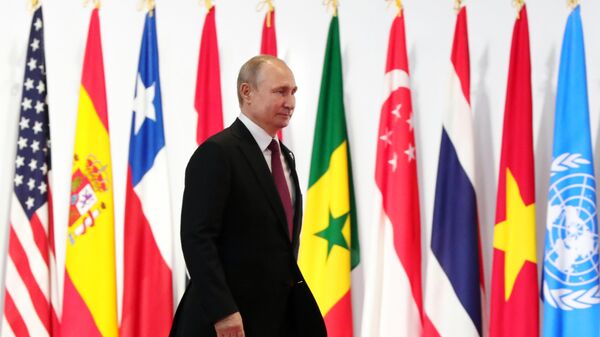 Президент России Владимир Путин на полях саммита Группы двадцати