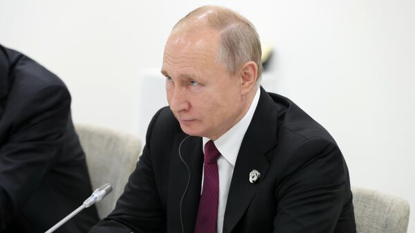 Президент РФ Владимир Путин на саммите Группы двадцати. 28 июня 2019