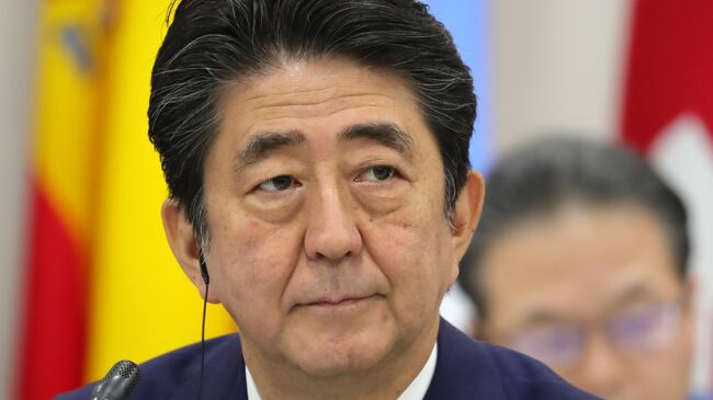 Премьер-министр Японии Синдзо Абэ. Архивное фото