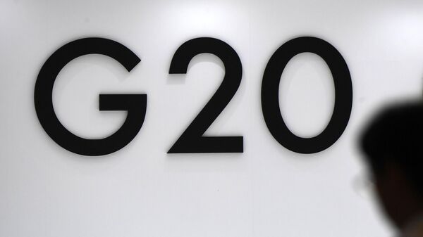 
Логотип Группы двадцати