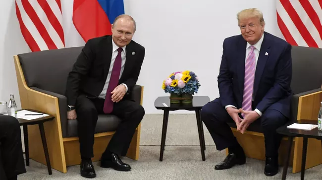 Владимир Путин и Дональд Трамп