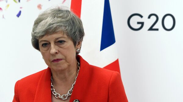 Премьер-министр Великобритании Тереза Мэй на полях саммита Группы двадцати в Осаке. 28 июня 2019