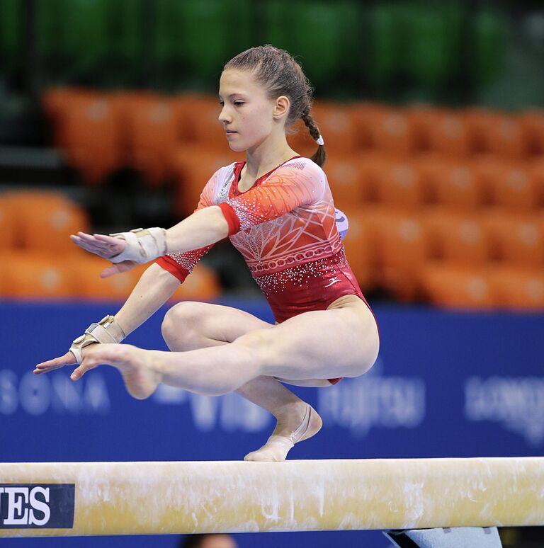 Владислава Уразова на чемпионате мира по спортивной гимнастике в Дьере Владислава Уразова на чемпионате мира по спортивной гимнастике в Дьере
