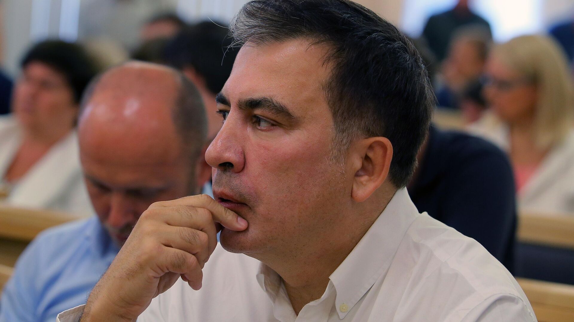 Leader of the New Forces Movement political party Mikhail Saakashvili at the session of the Supreme Administrative Court of Ukraine.  June 28, 2019 - 1920, 10/23/2021