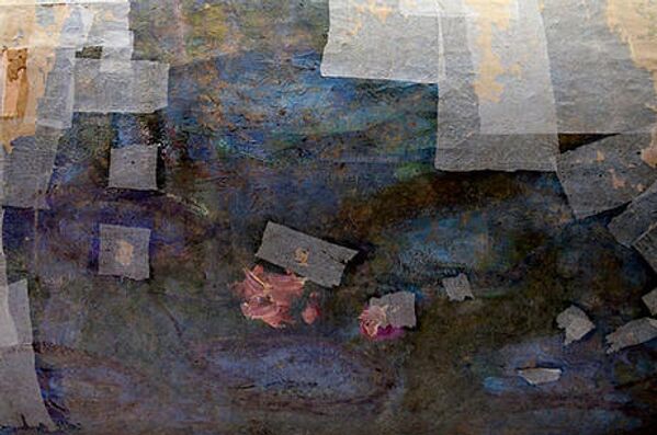 Картина Клода Моне Водяные лилии. Отражение ив 