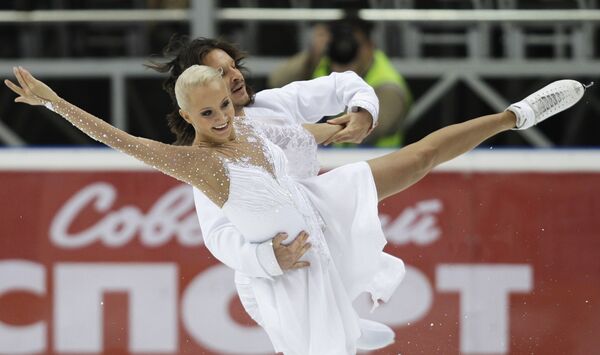 Домниной и Шабалину не было равных в обязательной программе на Кубке России в соревнованиях танцевальных пар