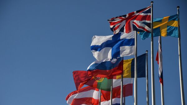 Флаги европейских государств