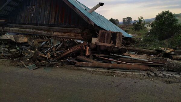 Последствия наводнения в Тулунском районе Иркутской области
