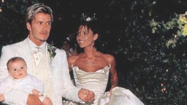 Свадьба Виктории и Дэвида Бекхэма. 4 июля 1999
