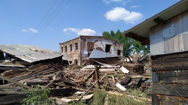 Последствия паводка в Тулунском районе Иркутской области. 4 июля 2019